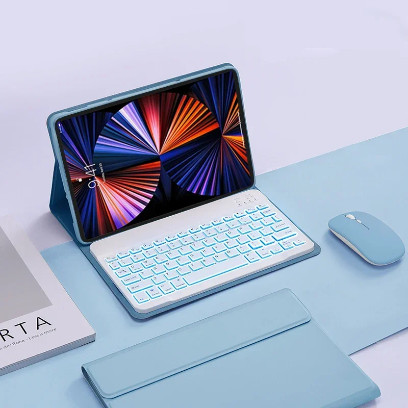 Premium Stand Protective Backlight Keyboard Case - 11.5 Inch Tablet Cover