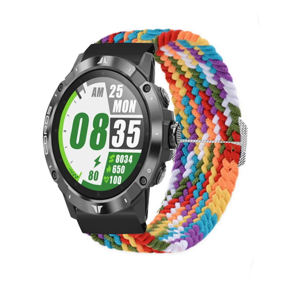 Braided Nylon Elastic Wristband Bracelet 20mm/22mm/26mm