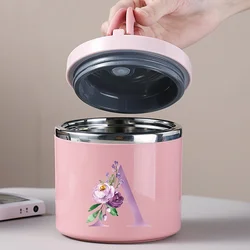 Purple Thermal Insulated Lunch Jar for Kids and Adults - Portable Bento Soup Cup for Camping and Picnics (Purple A)