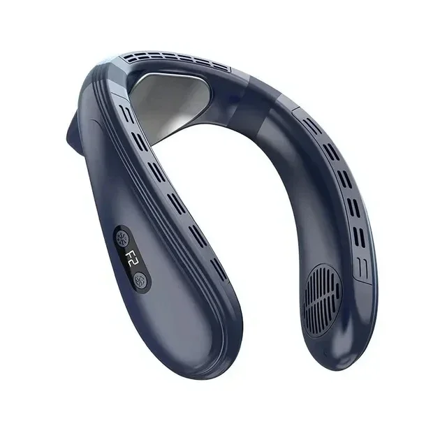 مُبرد رقبة محمول جديد، مزود بمروحة قابلة للشحن بتق...