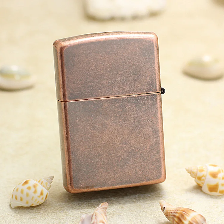 Genuine Zippo oil lighter copper windproof 88th anniversary red copper