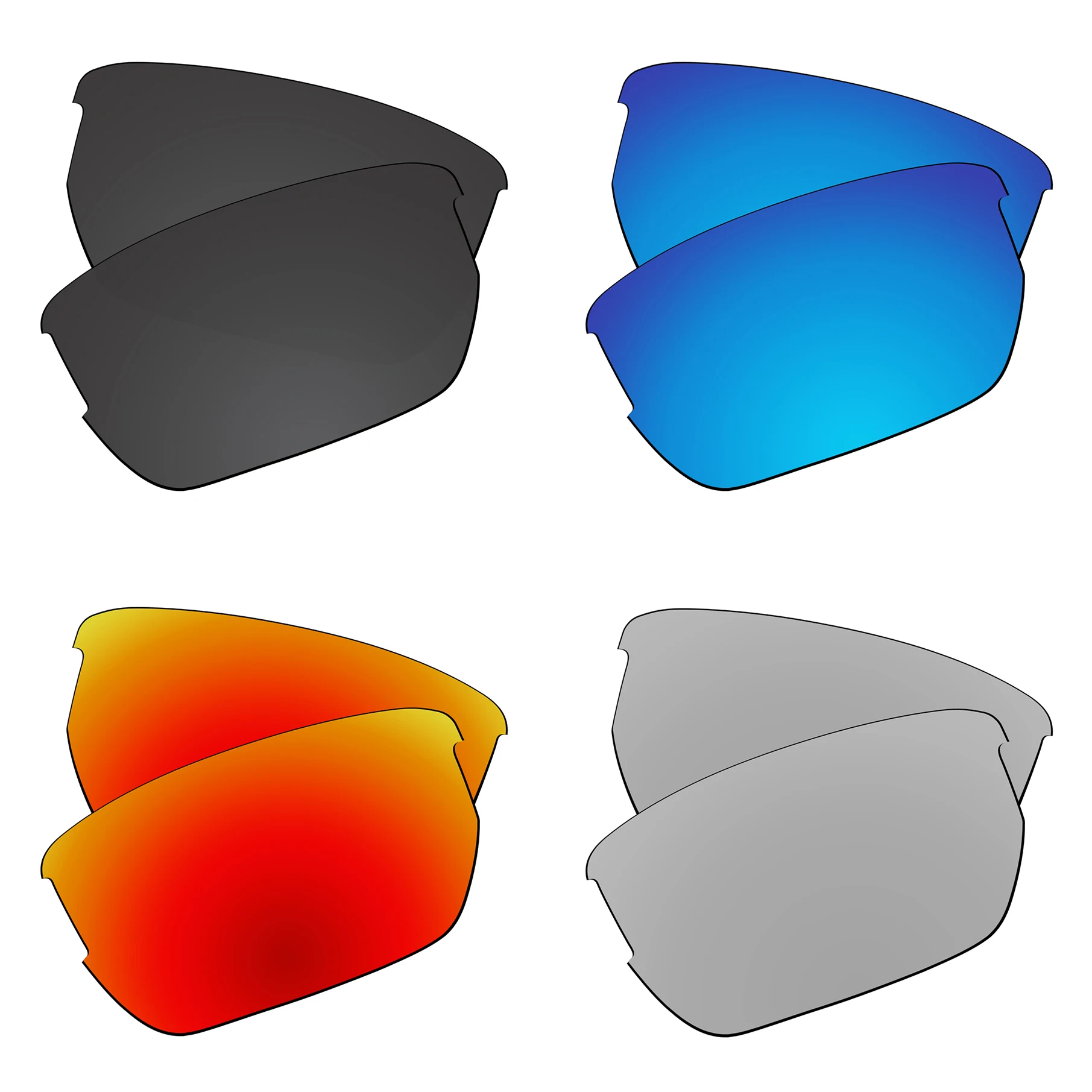

SNARK Polarized Replacement Lenses for Wiley X Valor Sunglasses (Lenses Only) - Options