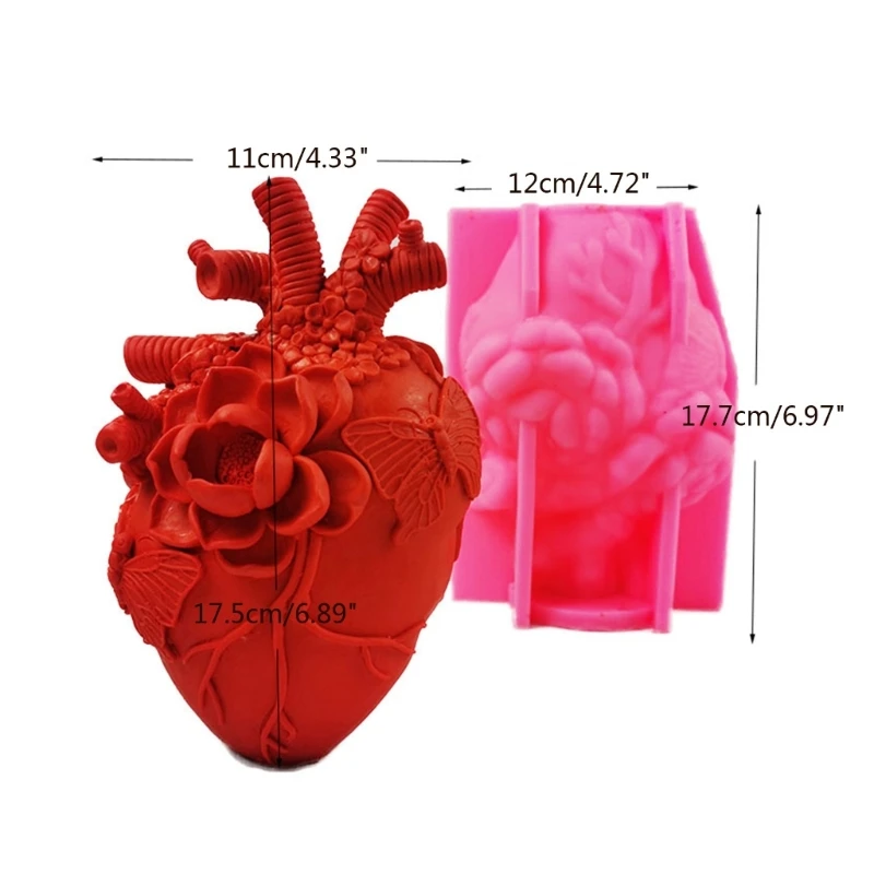 Heart Resin Silicone Mold for DIY Epoxy Resin,Handmade Soap Casting Art Crafts