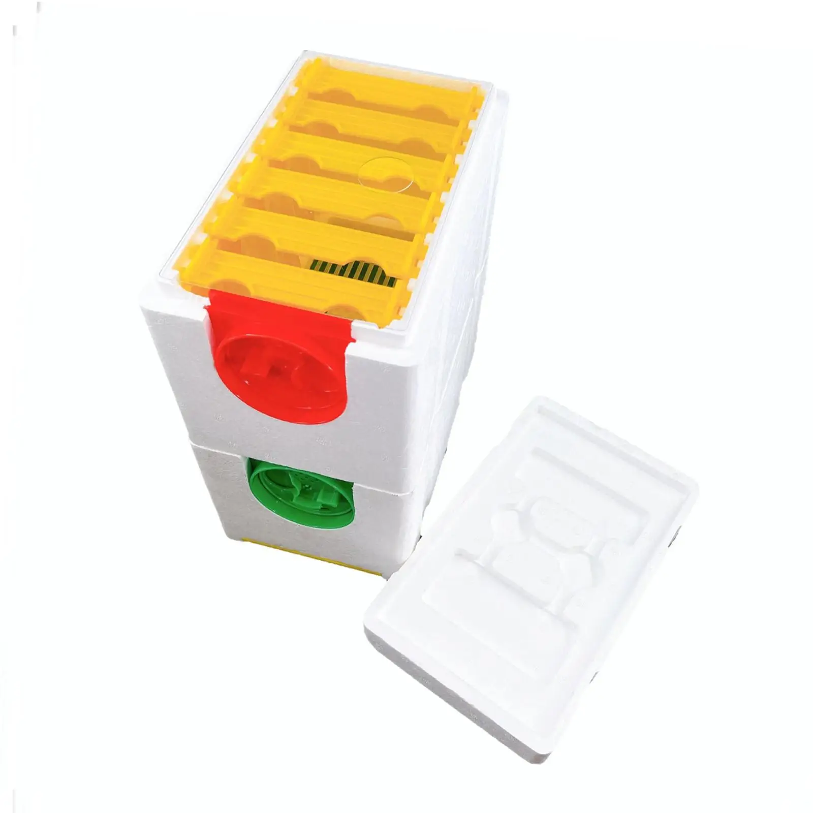 Queen Bees Rearing Box Double Layer Beekeeping 10 Frames Foam Hives Box Bees Mating Box DIY Beekeeping Hives Reserve Tools beekeeping tools,bee breeding box