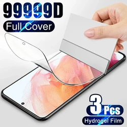 3 - Pack Hydrogel Soft Full Coverage Screen Protector Films - iPhone 15 Plus