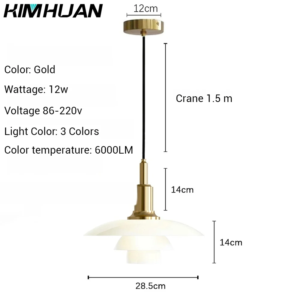 Gold 12W 3 colors