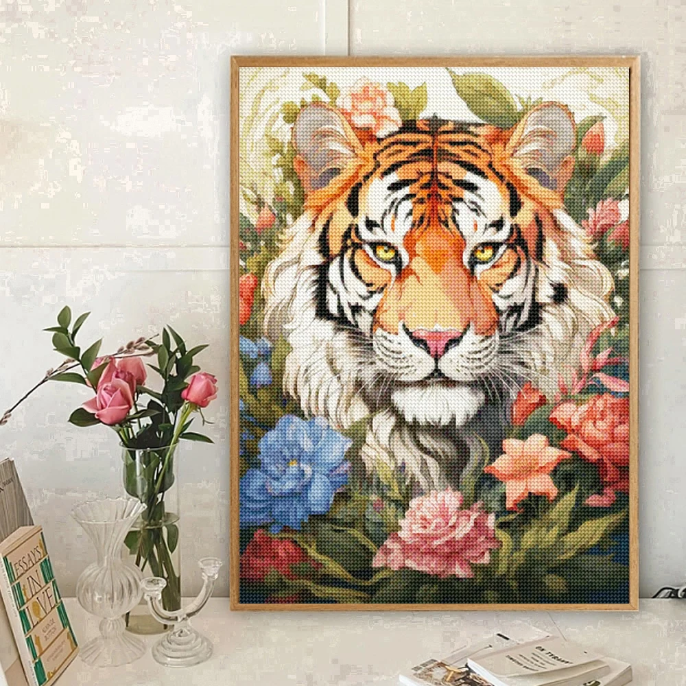 5D Large Diamond Painting Kits for Adults, Tiger Diamond Art with Full  Tools Accessories,DIY Full Drill Diamond Dots Big Cats - AliExpress