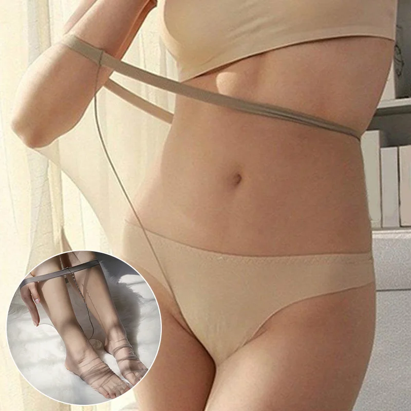 

Ultra-thin Sexy Transparent Pantyhose Summer Stretchy Seamless Silk Stocking Tight Smooth Breathable Nude Pantyhoses For Women