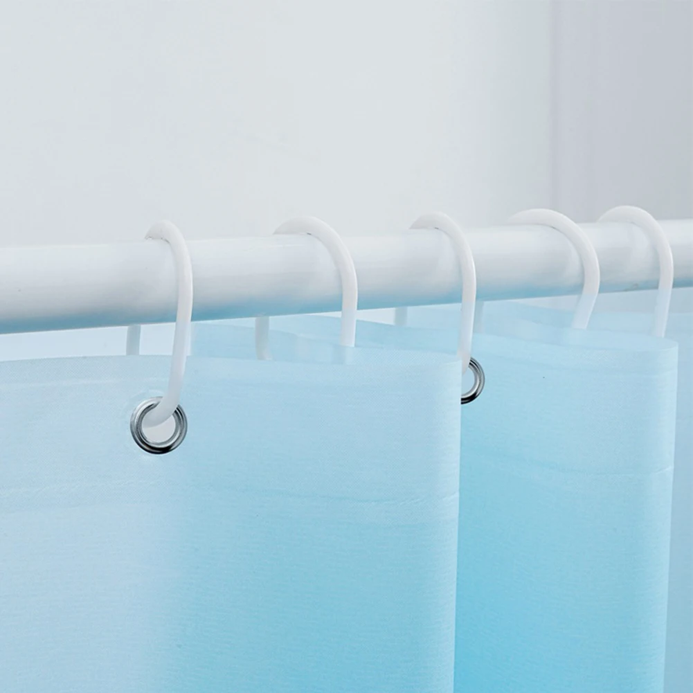 Shower Curtain Waterproof Bathroom Curtain180X 80Cm Bathroom Decoration Anti-Mould Bathtub Curtains With Hooks