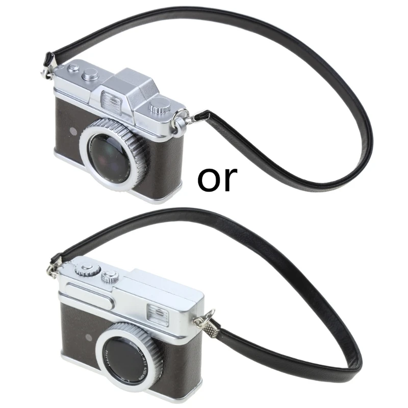 

1:12 Dollhouse Mini Vintage Camera Model Art Ornaments Decorative Ornaments