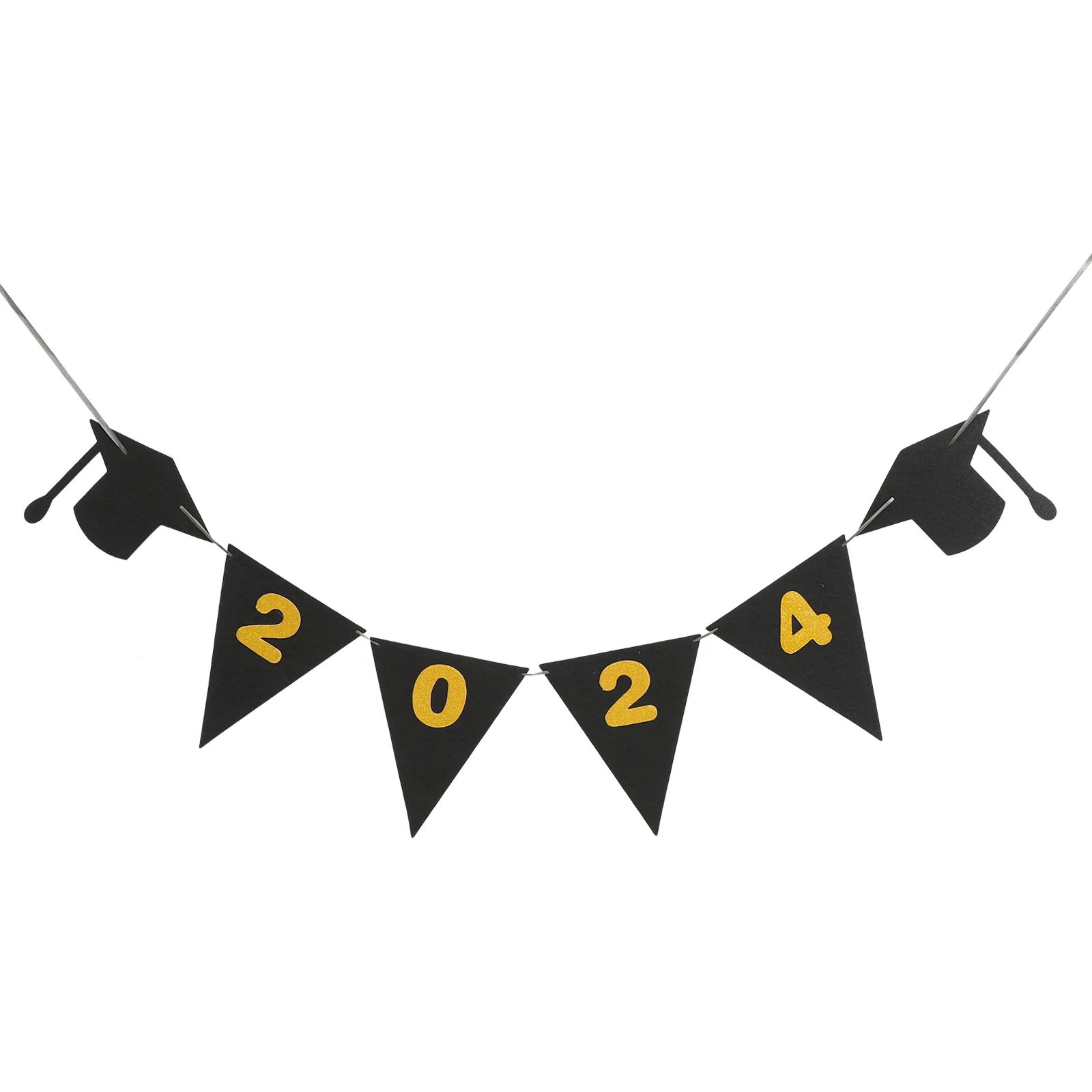 

Traditional Lucky Hanging Ornament 2024 Graduation Banner Emblems Party Banners