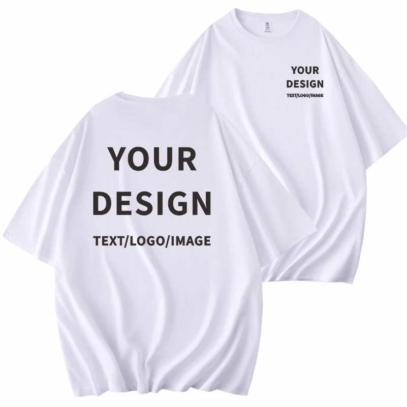 Custom Print Baumwolle T-Shirt 6