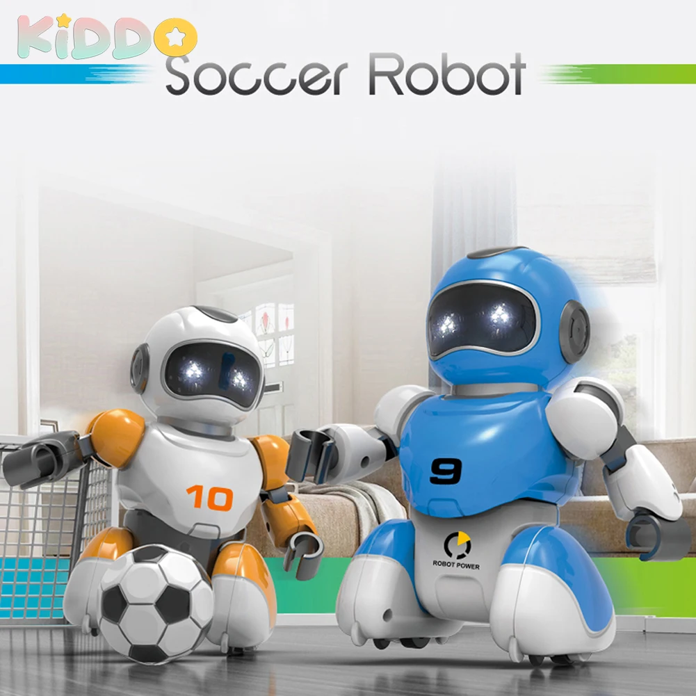 Football Battle Robots Set Smart USB Charging Remote Control Battle Soccer Robot Singing Dancing Simulation Back to School Gifts 2