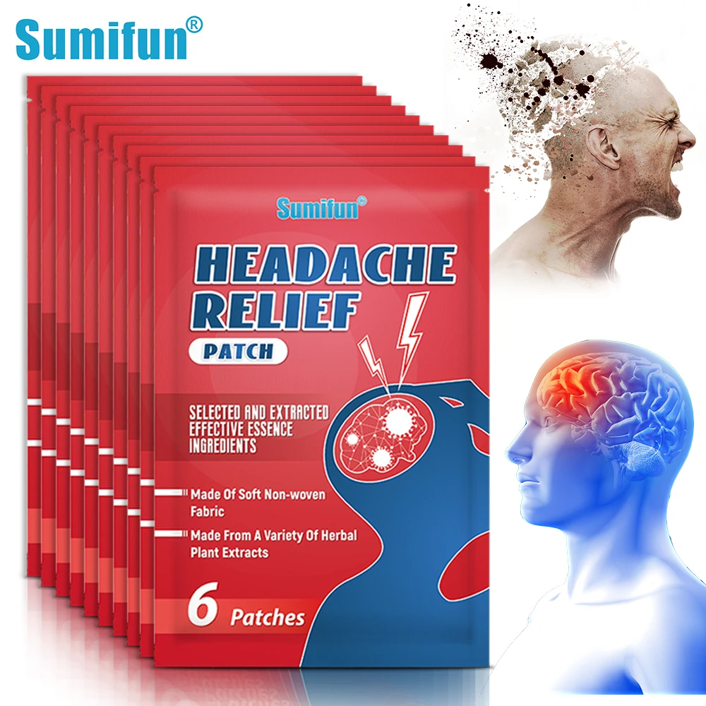 660pcs Sumifun Headache Relief Healthy Stickers Treat Migraine Mental