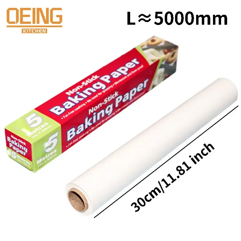 Unbleached Parchment Roll Baking Paper Non-Stick Parchment Paper For Roll  for Baking, Cooking, Grilling, Air Fryer and Steamin - AliExpress