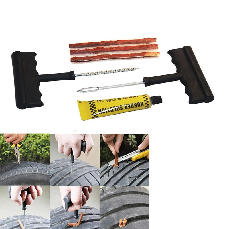1set Car Tubeless Tire Repair Tools Small Tire Repair Tools For Cars