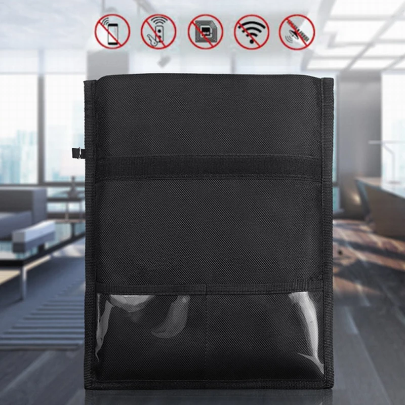 Notebook Faraday Tasche RFID Abschirmung Blocking Tasche Anti-Tracking Handys Ipad Anti-strahlung ID Karte Auto Schlüssel Lagerung tasche – Detail 3