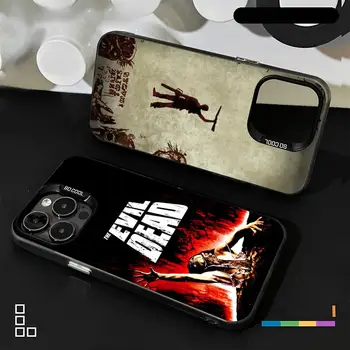 Coque rigide antichoc pour iPhone, film d’horreur, fréquence maléfique, argent coloré 256, 16, 15, 14, 13, 12, 11 Pro Max Plus, XS, X