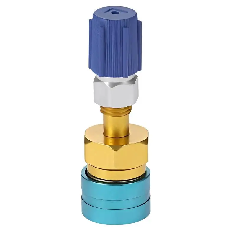 

Адаптер для быстроразъемных соединителей A/c для хладагента, переходник, преобразующий адаптер, быстроразъемные соединители R1234YF в R134A с высокой/низкой стороны, руководство