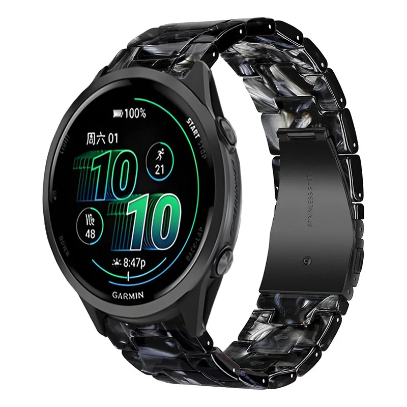 Comfortable Resin Strap Bracelet - 20mm & 22mm - for Smartwatches