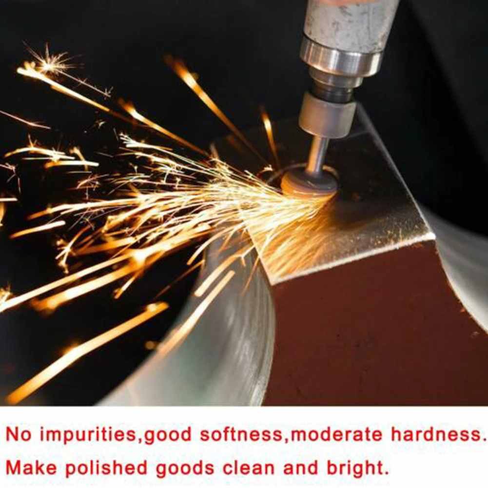 

Abrasive Mounted Stone 10pcs 3*8mm Blue Corundum Flat Head Cylindrical For Rotary Grinding Stone Orange Durable