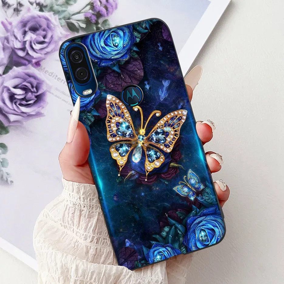 Luxury Butterfly Painted Soft TPU Phone Case Cover