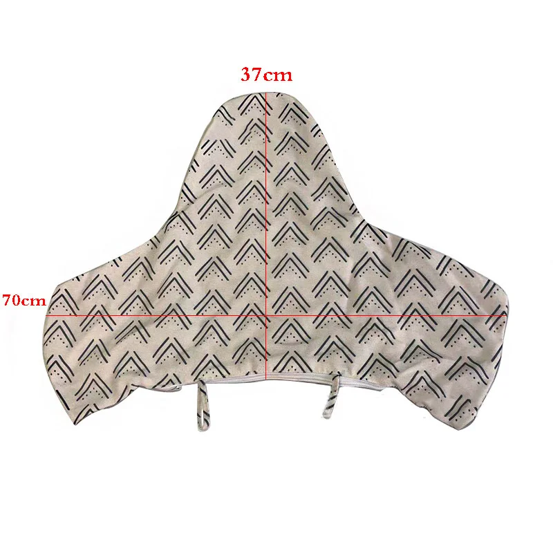 Polyester Cotton Baby Kids Highchair Seat Cushion Cover Print Dining Chair Cushion Baby Inflatable Highchair Back