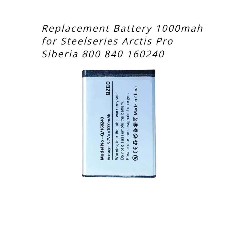 Enhanced Wireless Headset Replacement Battery