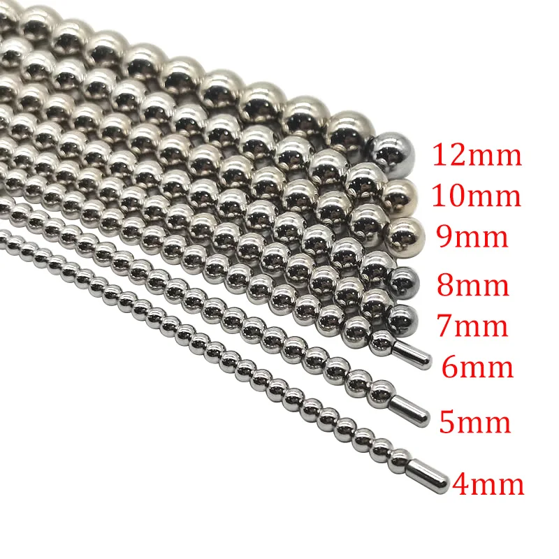 Penis Sex Toys 30/50cm Super Long Stainless Steel Urethral Catheter Dilator penis plug Insert Horse Eye Stimulation Sounds Beads