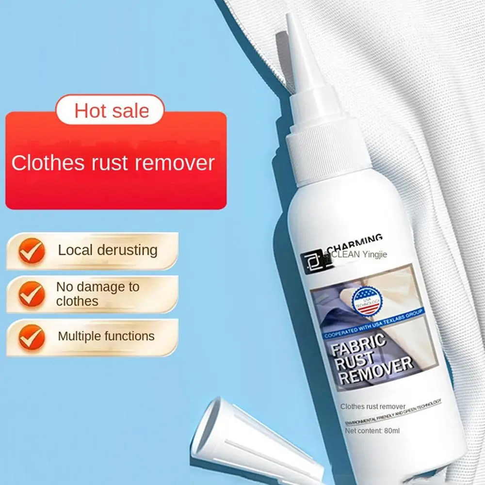 Rust Remover For Clothing Repair Clean Foam Spray Waterless Clothing Household Cleaning Chemicals Fabric Rust Remover In Stock