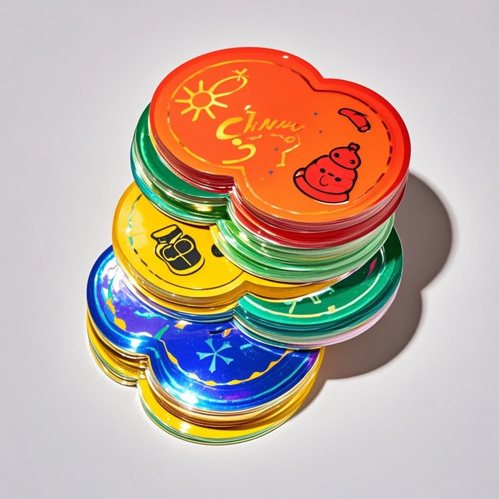 풀컬러 인쇄 및 내구성 있는 접착 스티커