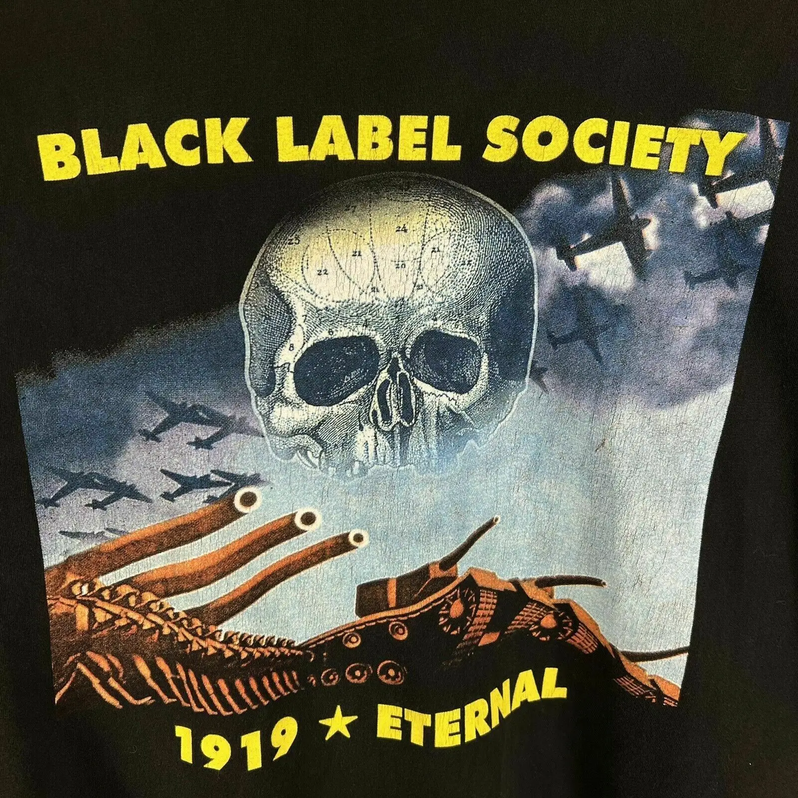 Black Label Society T-Shirt Rare Vintage 1991 Eternal Funny Vintage Gift For Men Maniche Lunghe