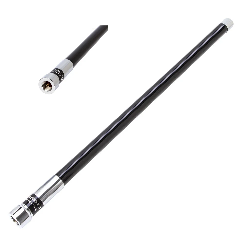 

Black NL-550 Fiber glass Antenna 144/430mhz Dual Band 200W 3.0dBi High Gain for Car Mobile Radio