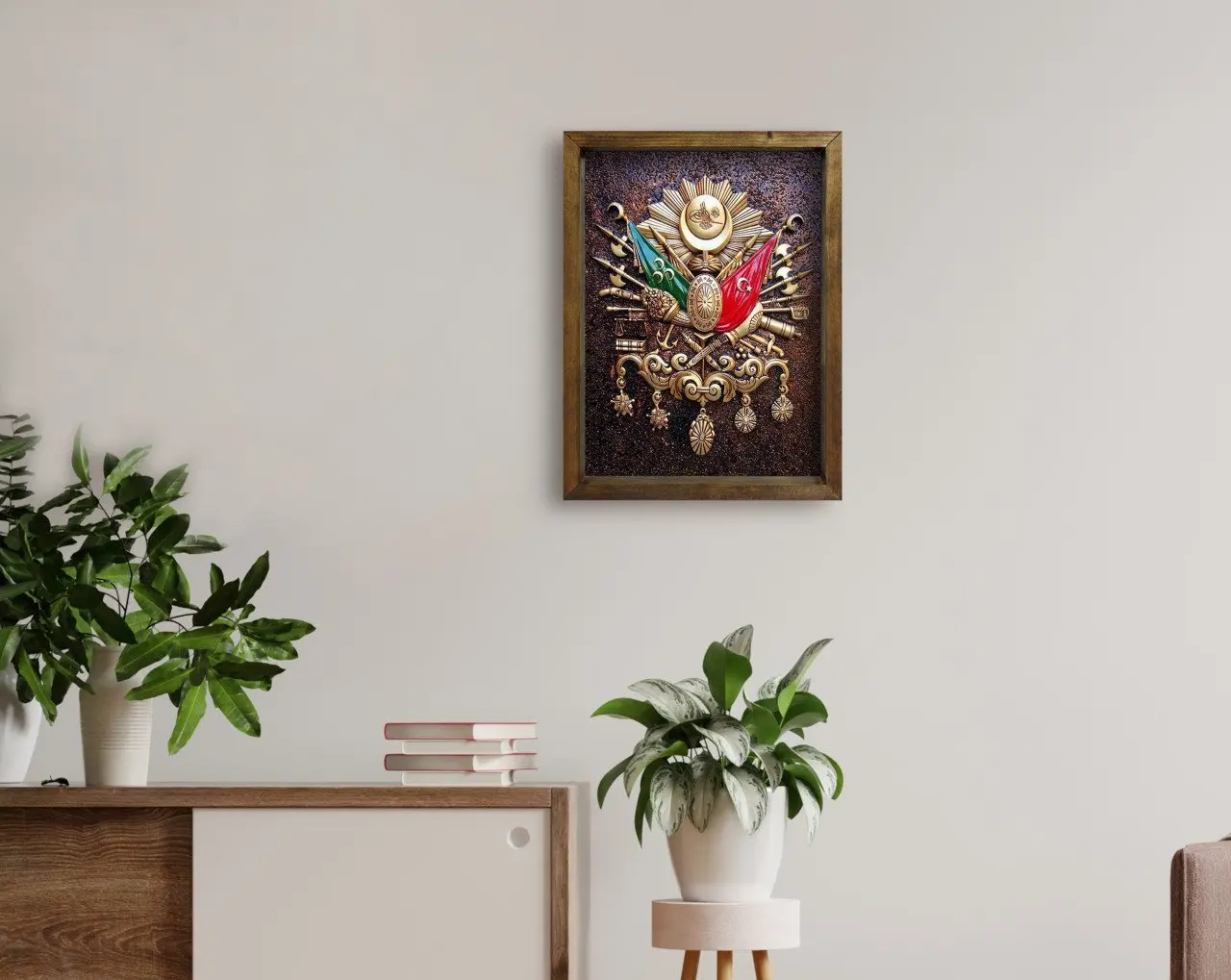 BK Home оттоманка крест дизайн натуральный твердый деревянный стол 45x65cm-4 | Дом и сад