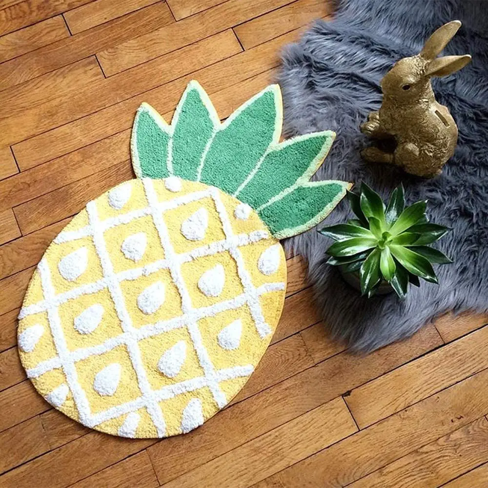 Pineapple Room Decoration Pineapple Room Decor Washable Carpets