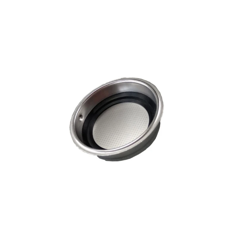 Premium Stainless Steel 51mm Coffee Filter with Easy-Clean Mesh and Powder Cup