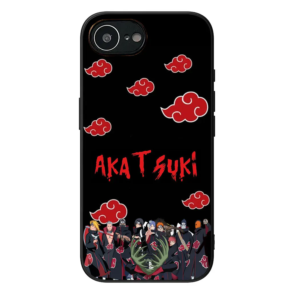 Cartoon Akatsuki Pain Naruto Logo Phone Cover Case