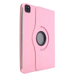 Solide Couleur Housse De Protection Pour IPad Pro 11/12.9 pouces Classique Peau Motif Rotatif Anti chute Tablette Pliable Stands Titulaire 