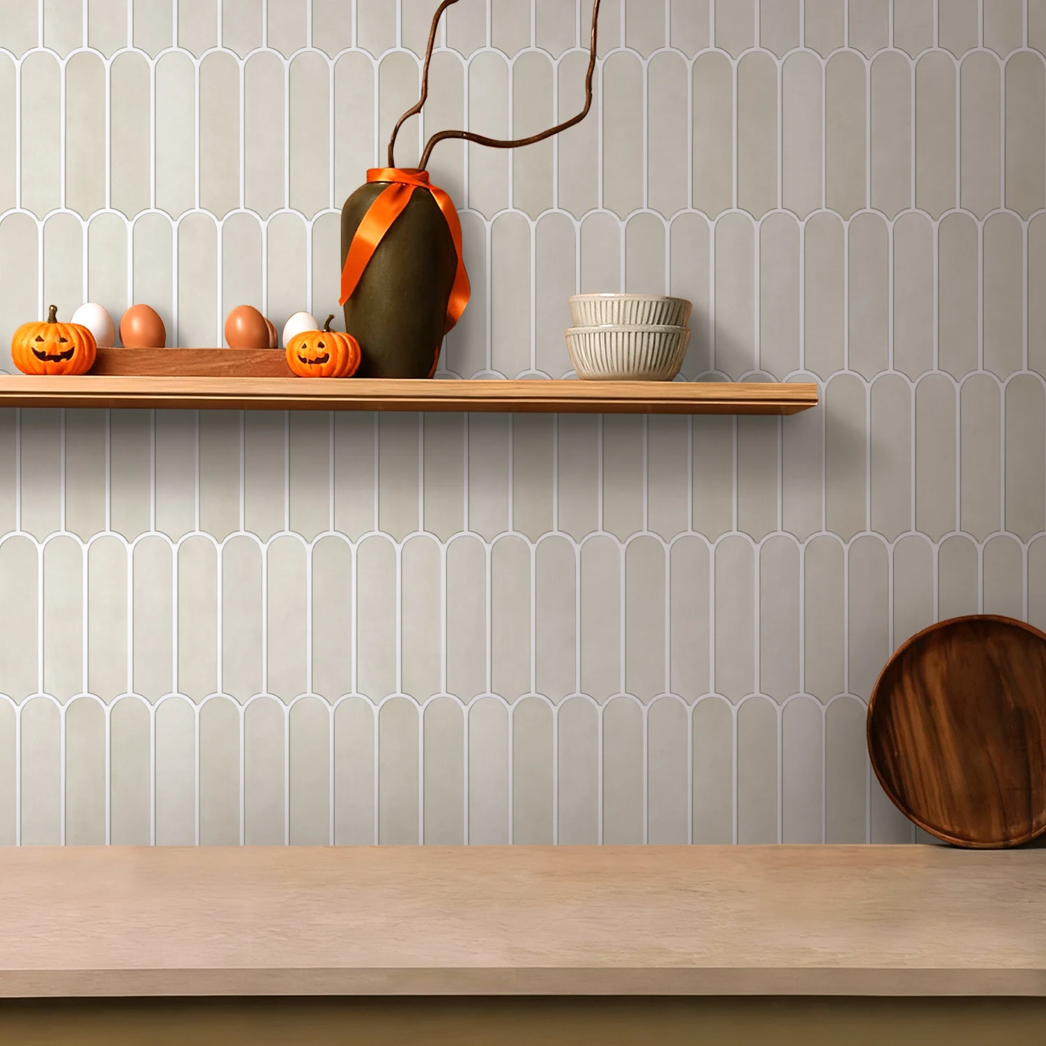 3D peel-and-stick wall panels image 4