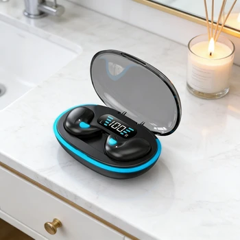 X55 Headphones Wireless Headphones Noise Reduction Sports Games Sleep Bluetooth 5.3 Earbuds 1
