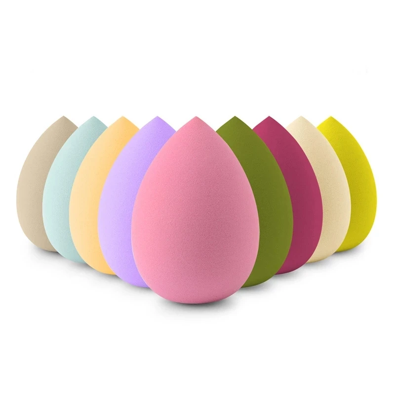 7pcs Beauty Egg Set Gourd Water Drop Puff Makeup Puff Set Colorful