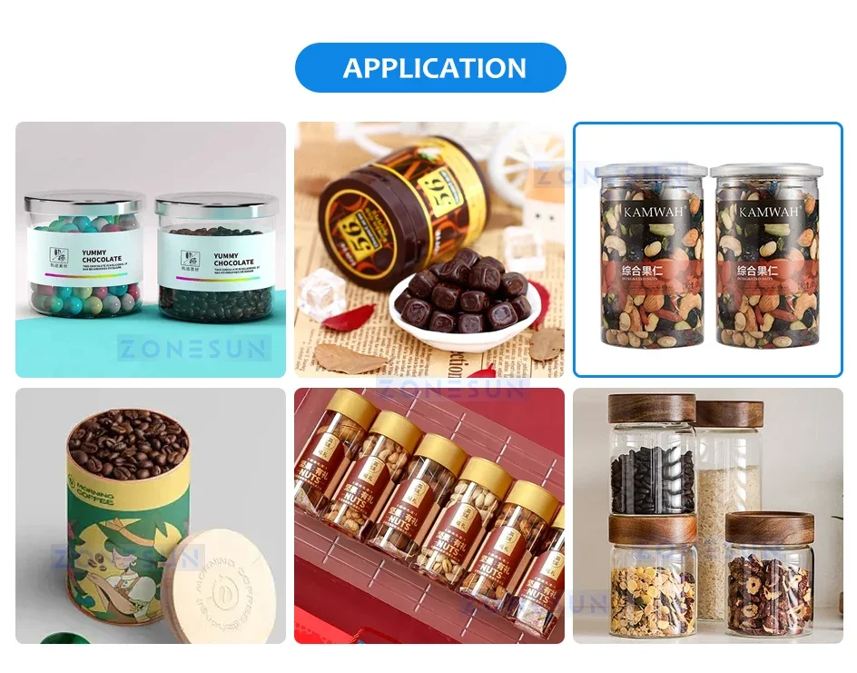 ZONESUN Automatic Particle Granule Filling Machine Vibratory Weighing ZS-GW5