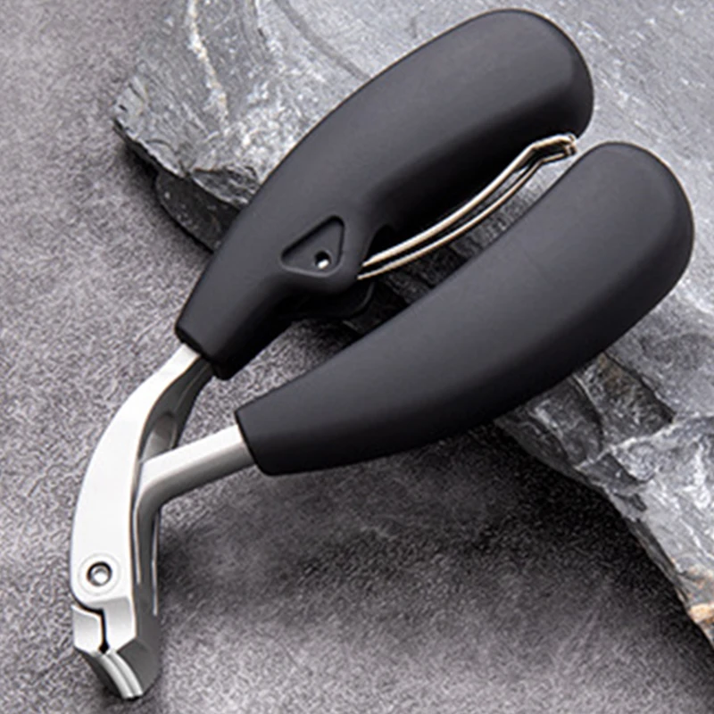 Angled Toenail Clippers for Thick or Ingrown Toe Nails Sharp Slanted-Curved Blade Trimmer Rubber Handle Fingernail Cutter nail clipper nail clippers toe nail clipper