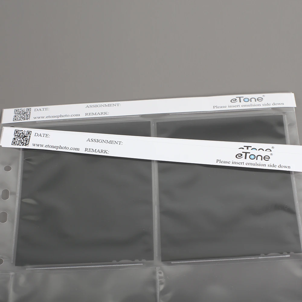 eTone 4x5 필름 저장 봉투 무산 페이지 흑백 컬러 필름 저장 페이지 4x5 대폭면 카메라
