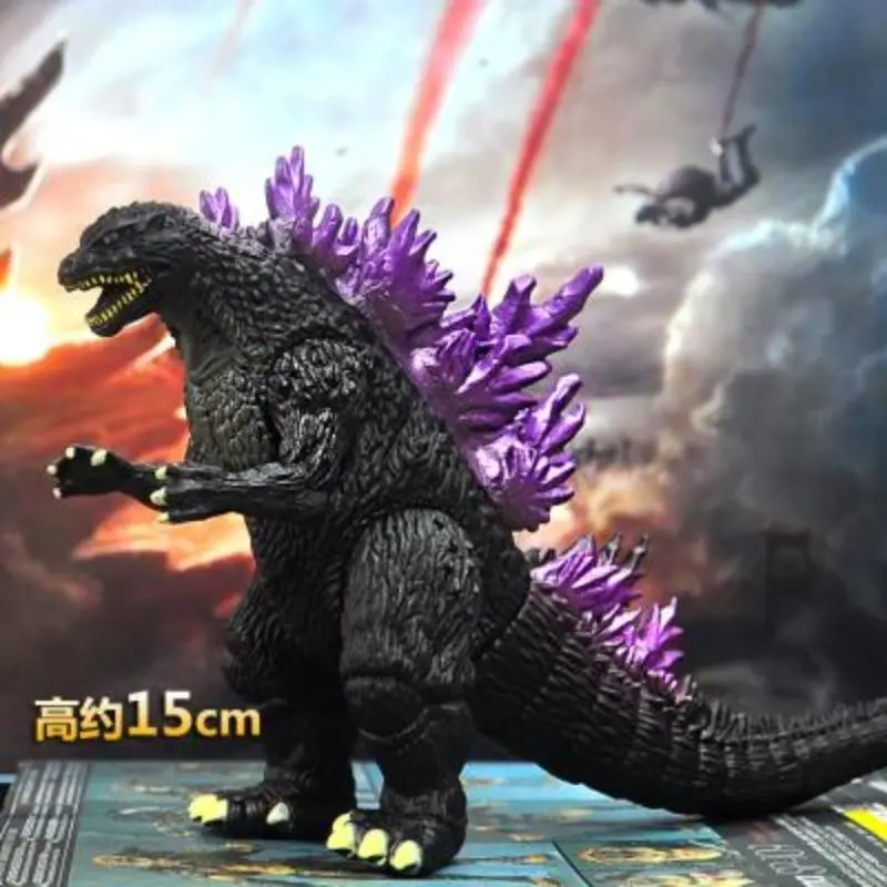 Фото Фигурки героев аниме Godzilla 2, «король монстров», «Король Гидора», «Горит Годзиллу», Мобильная Игрушечная модель, детская игрушка, подарок для мальчика №4