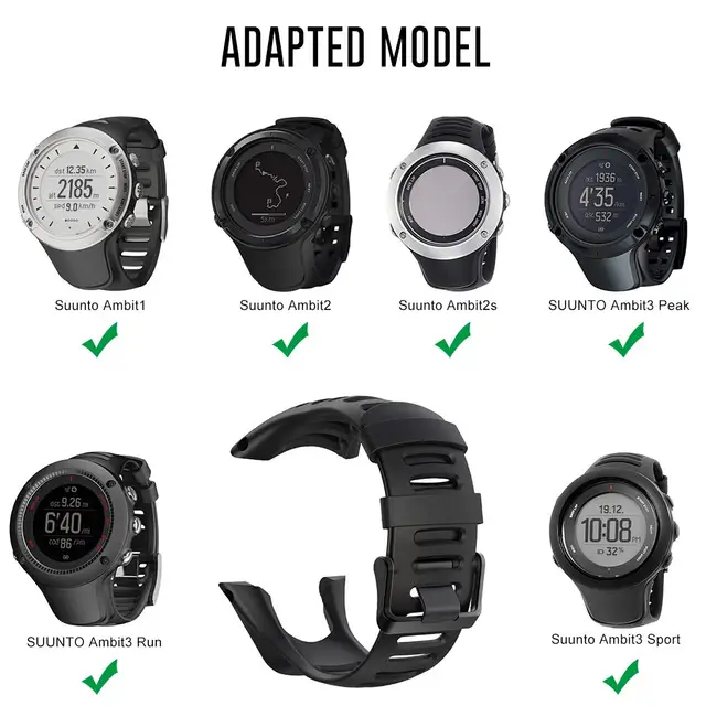 Watch Band Suunto Ambit2 Run Suunto Ambit3 Band Replacement Bracelet Suunto  Ambit Peak