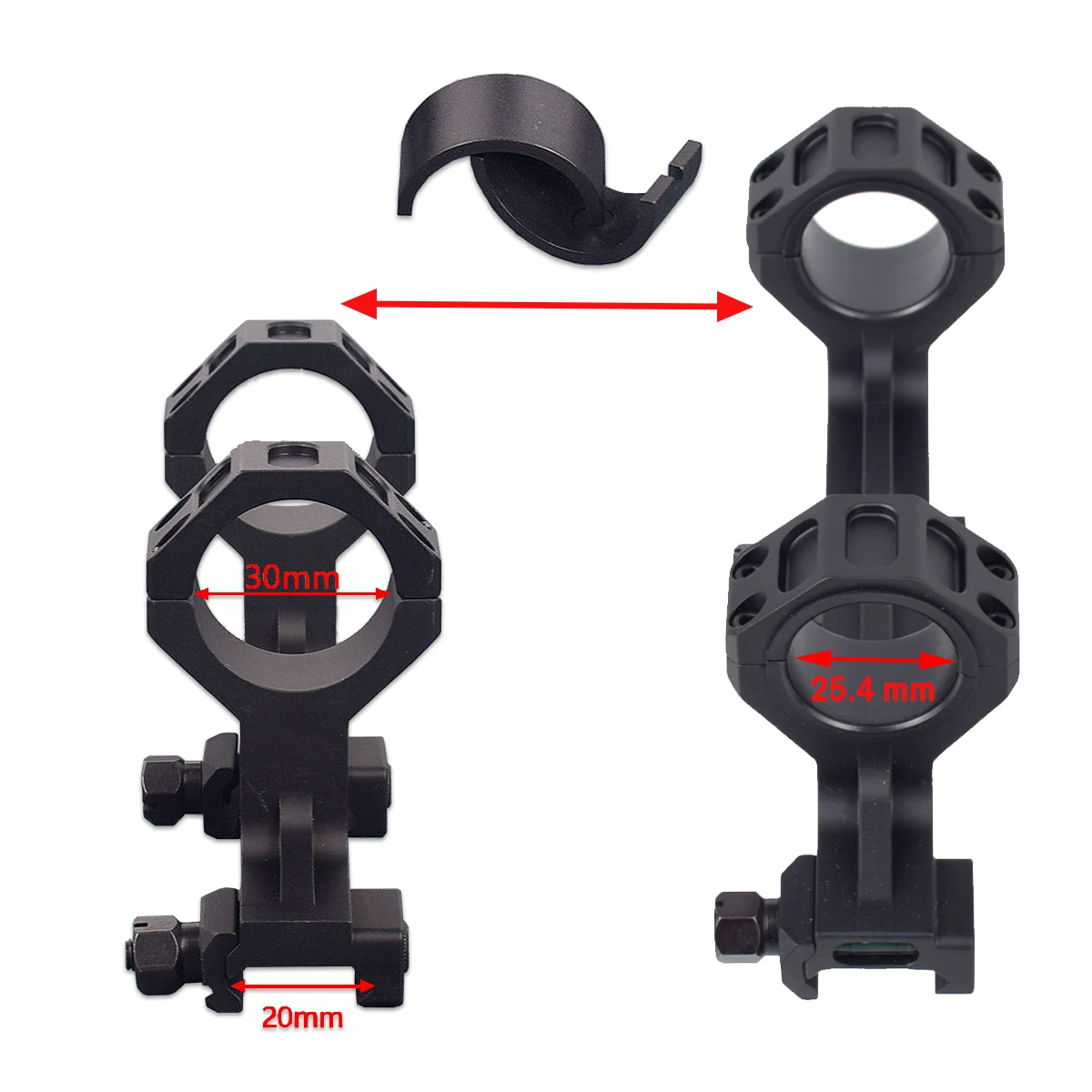 GEISSELE Cantilever Rifle Scope Mount Rings High Low Profile Picatinny Rail Base Super Precision 25.4mm 30mm Weapons Gun Sight