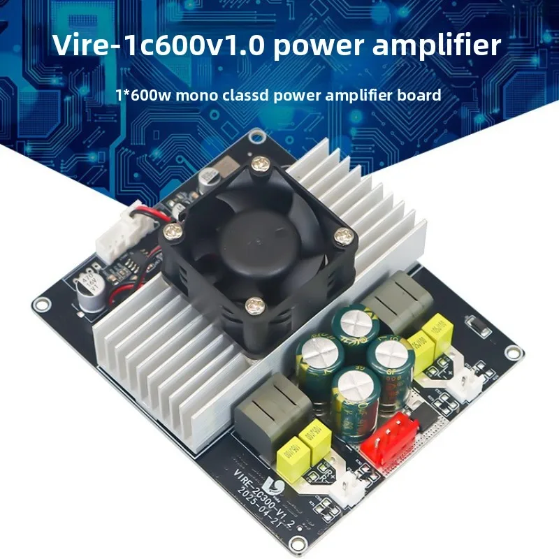 SOTAMIA Mono Fever HIFI Digital Power Amplifier Board TPA3255 High-power 600W Subwoofer Power Amplifier Module Passive Speaker