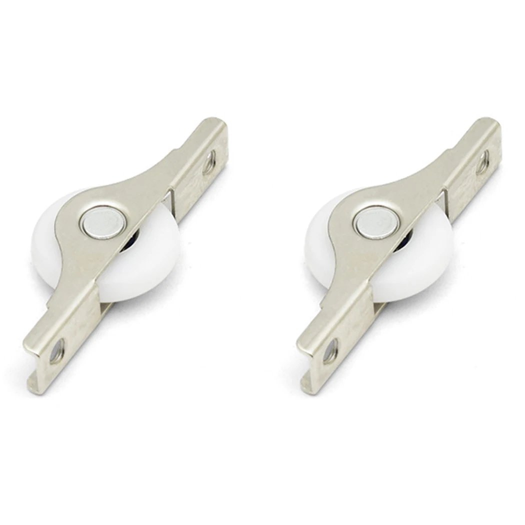 6 Pcs Kitchen Wardrobe Sliding Door Roller Cabinet Casement Pulley Nylon Wheel Sliding Cabinet Pulley Furniture Hardware sliding door rollers mini rubber wheels
