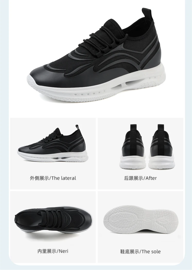 Neue Casual Turnschuhe Männer Aufzug Schuhe Mode Sport Schuhe Mit Versteckte Heels 6CM Erhöhung Schuhe Mann Täglichen Leben Schuhe – Detail 26